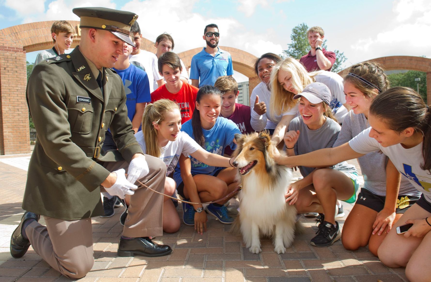 Jacob Scroggins with Reveille IX